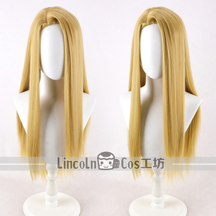 LINCOLN FF14 最终幻想XIV 芝诺斯·耶·加尔乌斯 cos假发 暗金色