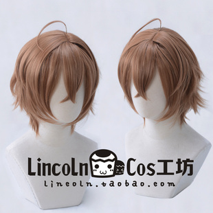 LINCOLN 声优Rap企划 梦野幻太郎 DRB 呆毛固定 反翘COSPLAY假发