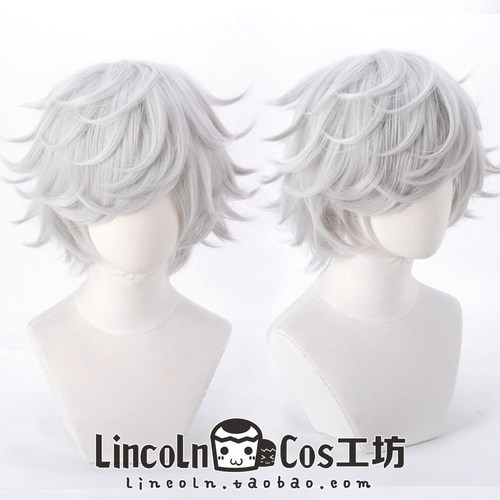 LINCOLN 东京卍复仇者重生之道 今牛若狭 灰色短发cosplay假发