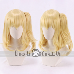 LINCOLN 东方project 芙兰朵露 二小姐cos假发 芒果金cosplay假发
