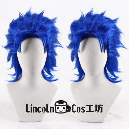 LINCOLN JOJO的奇妙冒险 乔纳森·乔斯达cos假发打毛蓬松层次反翘