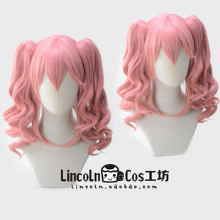 现货FGO Fate/EXTELLA玉藻前JK制服卷发 玉藻喵 桃粉色COS假发