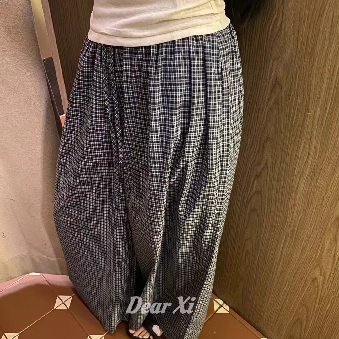 DEAR.XI 闭眼入~裤型hin赞 2025夏季棉质气质百搭休闲阔腿裤
