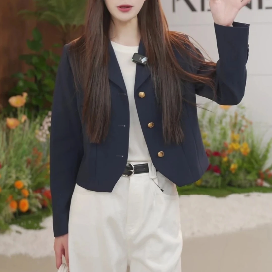 2025新款小个子西装外套女洋气高级设计感休闲外套西服上衣女