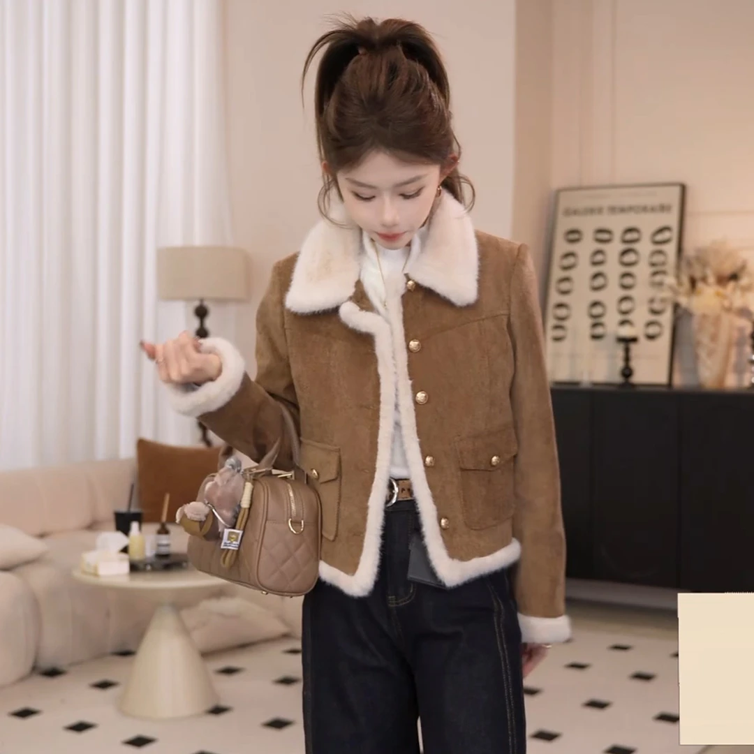 2025冬季新款美拉德短外套女加厚保暖休闲百搭90白鸭绒羽绒服,女装/女士精品,羽绒服,淘宝优惠券,粉丝福利购,淘宝优惠卷