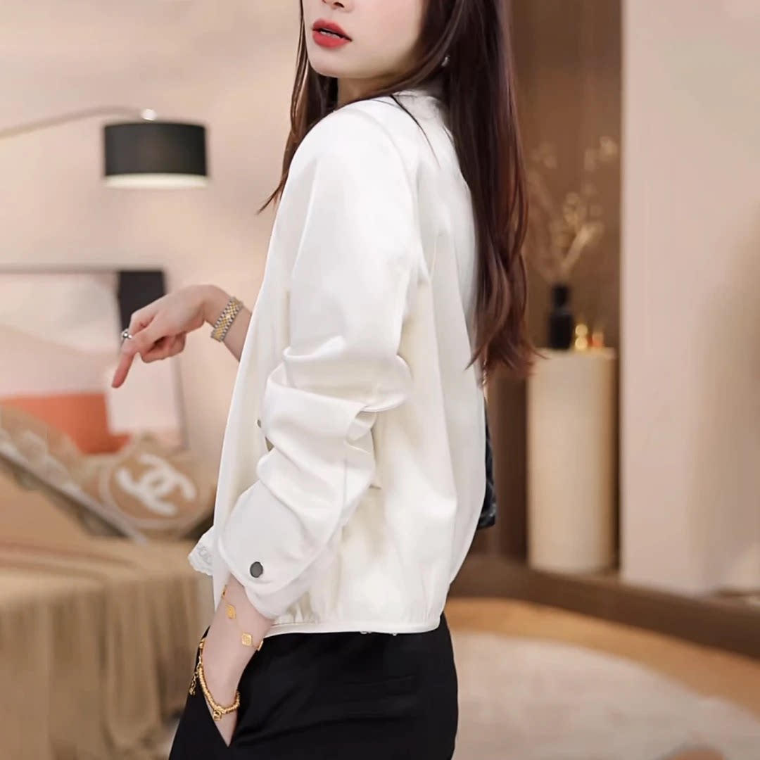 春季时尚轻奢潮流百搭短款外套女