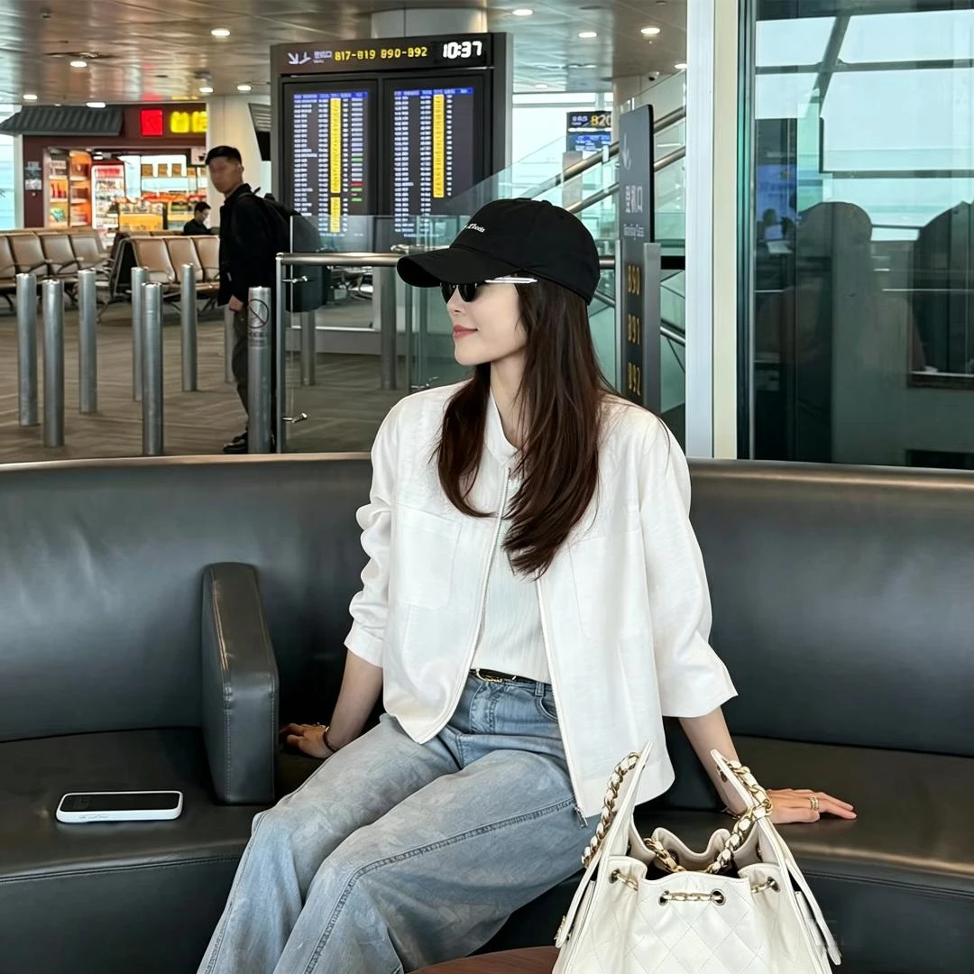 2026夏季宽松莱赛尔醋酸防晒衣外套女薄款时尚气质轻薄短外套