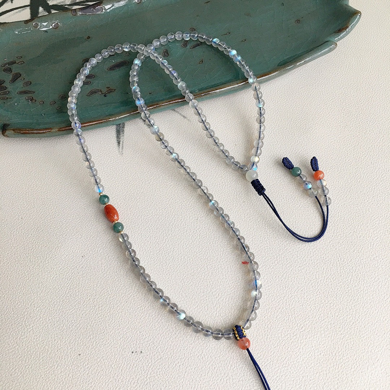 水晶新中式挂链佛牌配链万能项链