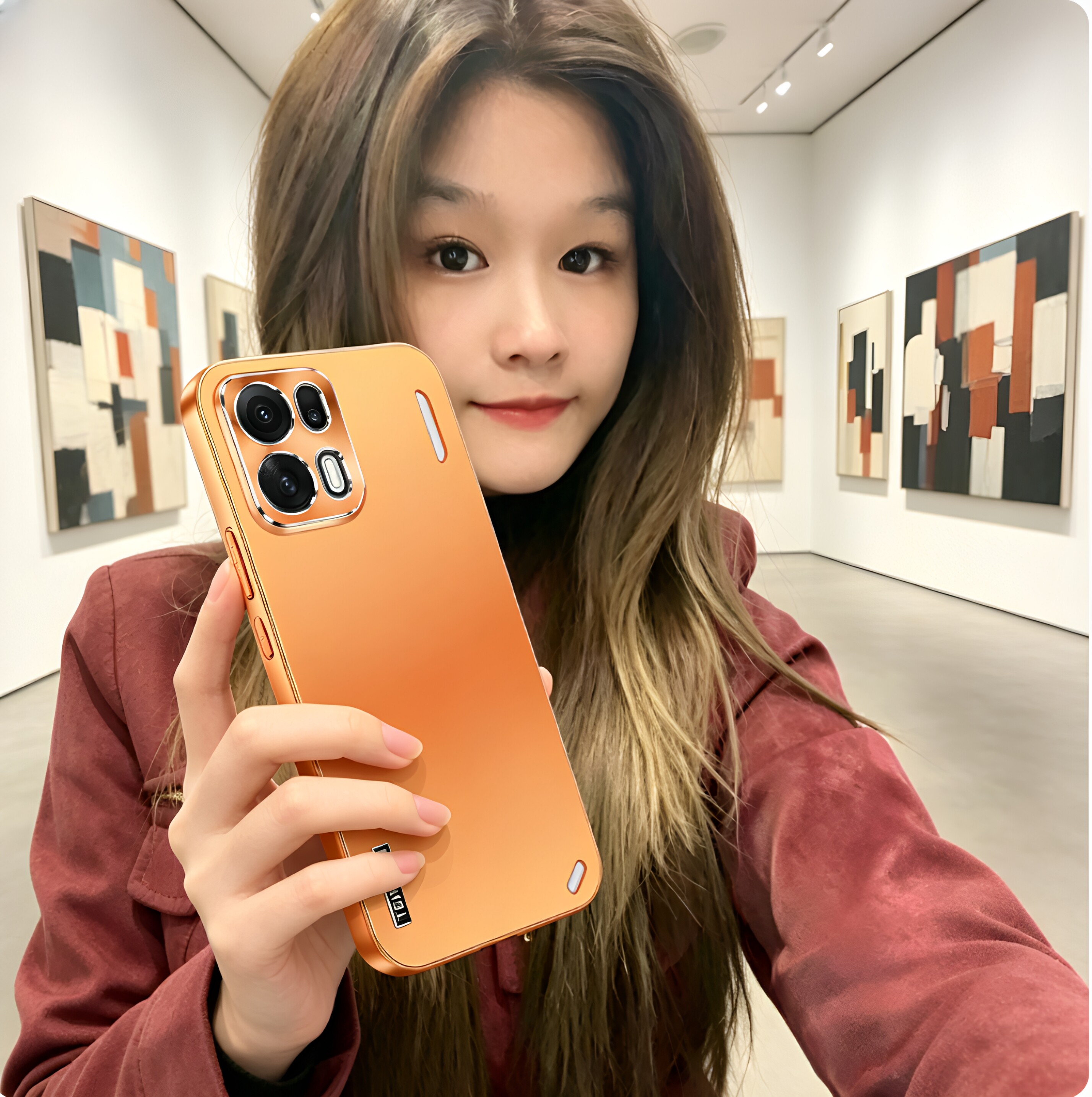 OPPOK15Pro+金属漆防摔手机壳