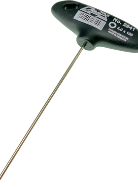 德国进口ATHLET公制T柄加长内六角扳手2 3 4 5 6 100 200 350mm