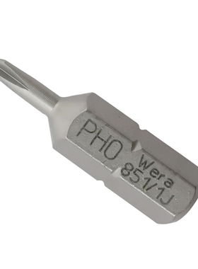 德国维拉WERA 1/4 6.3精密日式起子十字螺丝批头851/1J PH00 0