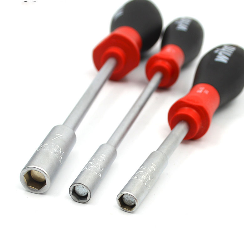 德国WIHA 341施乐复印机5.5 7维修套筒螺丝刀M3 4 ~10mm带磁性