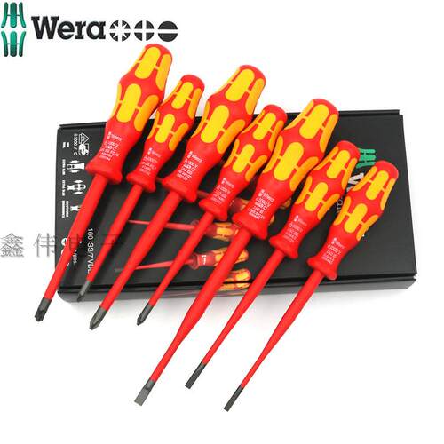 细杆WERA维拉绝缘螺丝批十一字