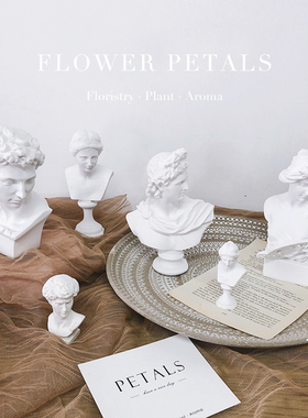 树脂拍照道具北欧人物摆件