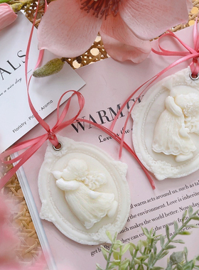 蓝风铃衣柜橱香挂片蜡牌无火香薰蜡烛卧室内持久留香家用房间熏香