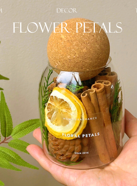 聚财能量瓶肉桂生财招财瓶干花花束桌面装饰家居摆件乔迁教师礼物