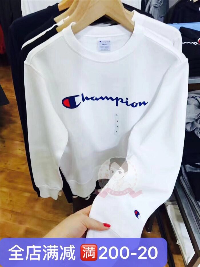 现货日本正品champion冠军明*星同款潮流卫衣连帽衫男女套头款