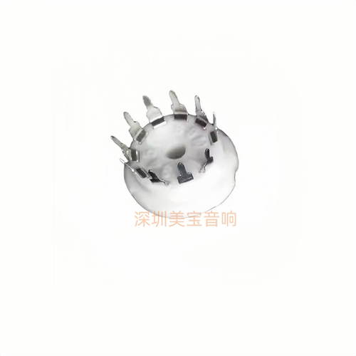 陶瓷10脚电子管座GZC10-C -Y镀银PCB脚适6X9 6U9 6AF9 6AB9等