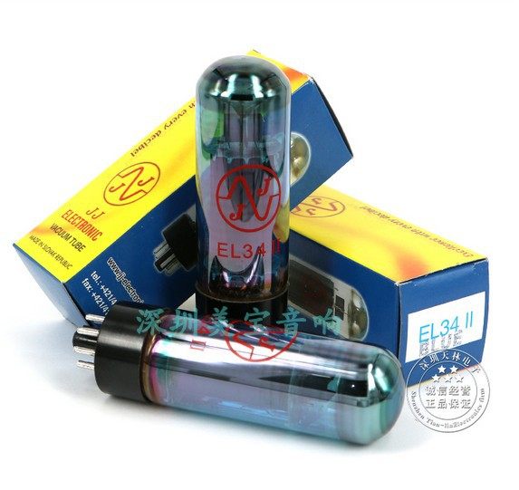 捷克 JJ EL34二代 电子管蓝屏白屏 代EL34/6P3P/6L6/KT66精密配对