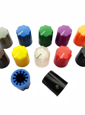 塑料旋钮 吉他效果器电位器功放音响 音箱旋钮 13x16mm 孔6.4mm