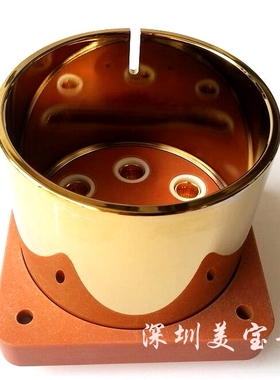 EIZZ精品212 电子管座 4脚纯铜镀金插座 适 KR T-1610电子管