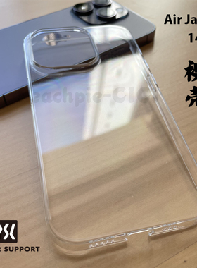 【特价清货】PowerSupport日本原装正品Air Jacket超薄透明PC硬壳超透明防摔苹果iPhone 13/14 Pro手机保护壳