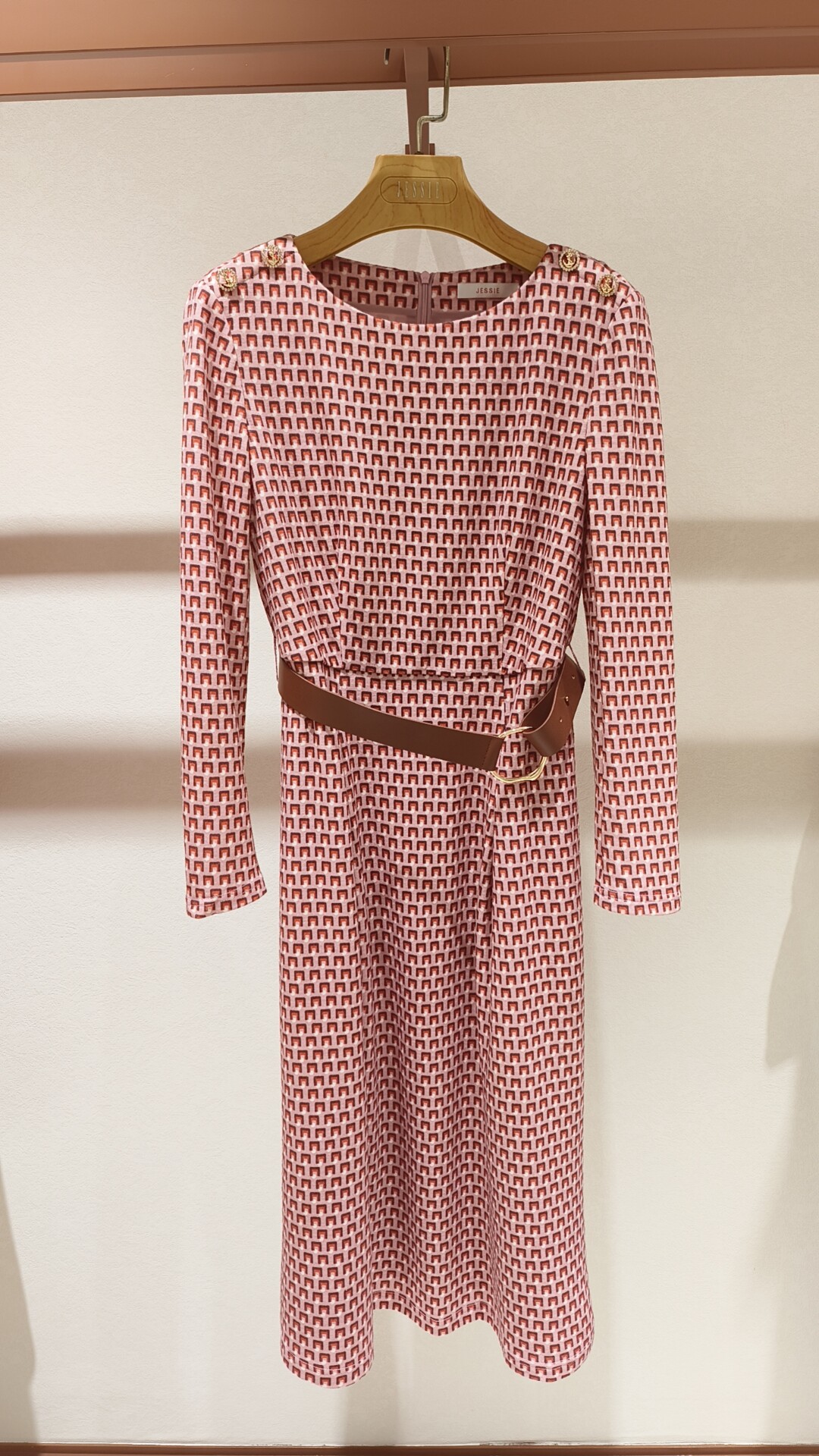 jessie杰西2023年专柜正品冬季新款连衣裙jmwhl413f1 3299