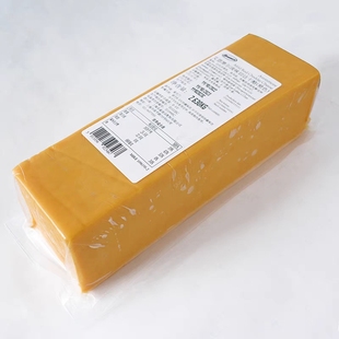 进口橙色车打 黄车达芝士 红切达奶酪大约2.5kg CheddarCheese