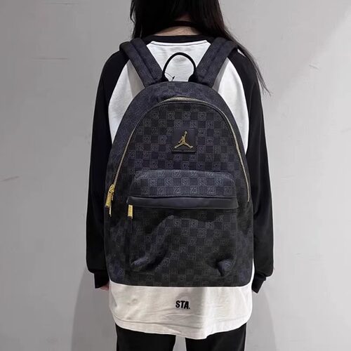 耐克青少年双肩背包男女PU休闲包