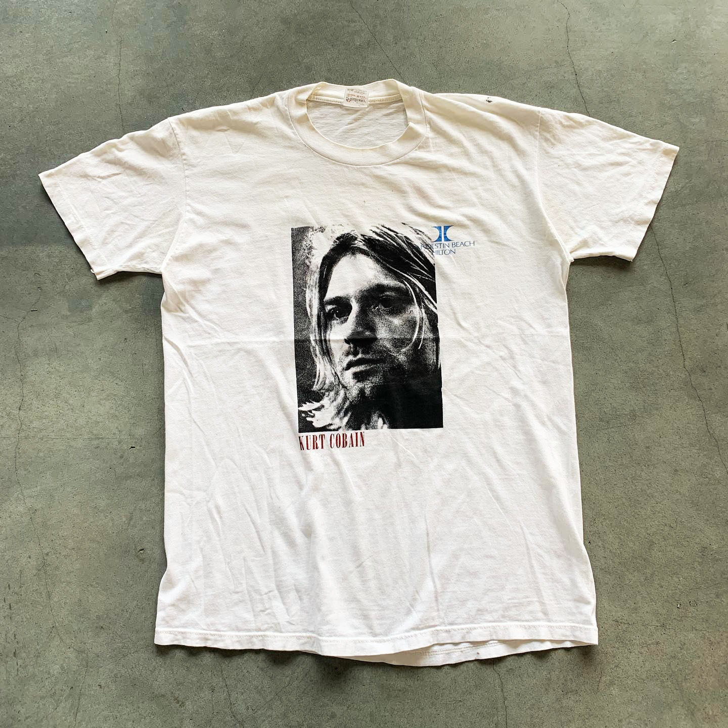 nirvana kurt cobain涅槃乐队科特柯本短袖t恤高街