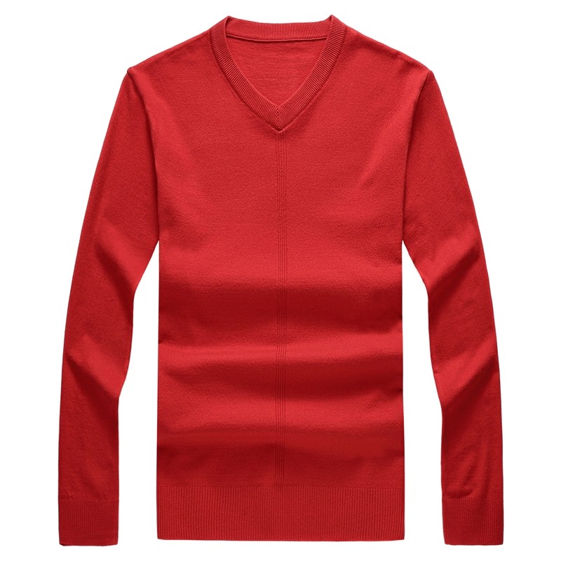 秋季毛衣长袖加大加肥针织抽条V领纯色套头休闲中青年9882P60，男装针织衫/毛衣，星座1106