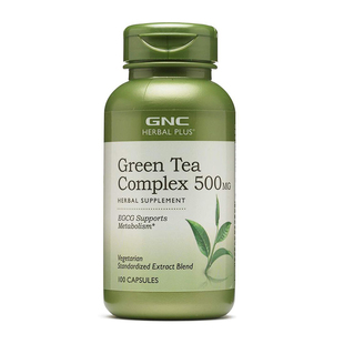 现货美国GNC健安喜绿茶精华提取物茶多酚胶囊儿茶素清肺养肺