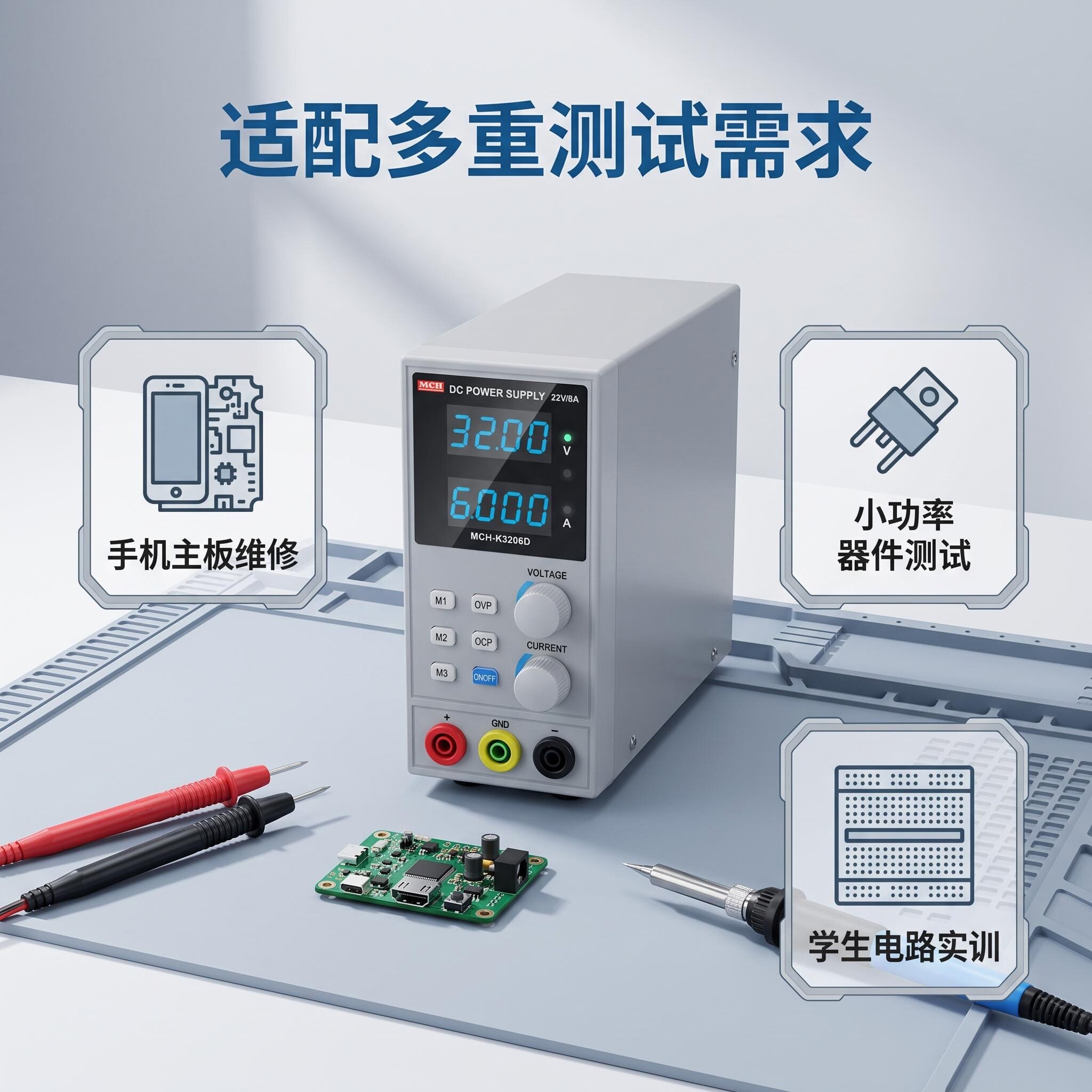 数控直流开关电源150瓦电源30V5A可存储电源手机笔记本维修