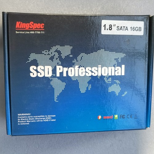 工业级 KingSpec金胜1.8寸 SATA2 SSD固态硬盘 MLC 16G 4通道