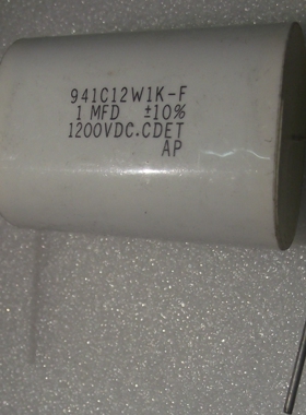 941C12P1K-F 1MFD 0.1MFD ±10% 1200VDC CDET高压吸收电容 薄膜