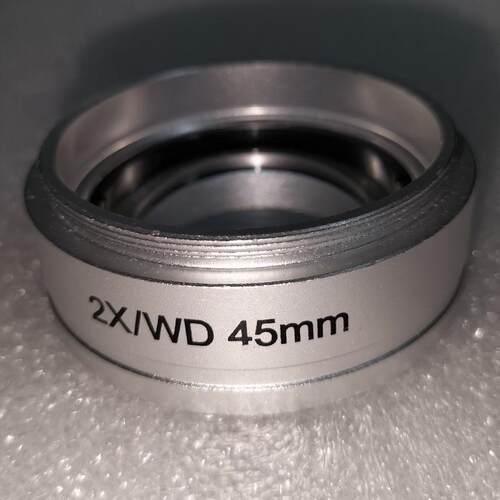 2X/WD45MM立体显微镜辅助物镜安装接口54.8MM体视显微镜物镜现货