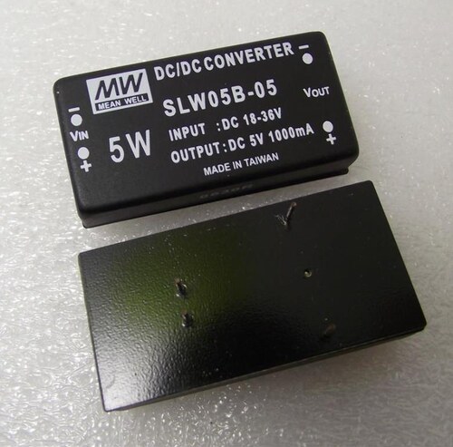 SLW05B-05 MW明纬DC-DC 模块开关电源 输入18-36输出5V1000MA特价