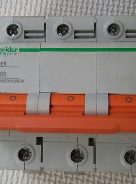 原装正品施耐德Easy9 D100A C80A 3P三相断路器 EA9AH3D100NEW
