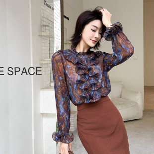 今年流行漂亮的春款2026新款女装大码衬衫女胖mm洋气轻奢高级感