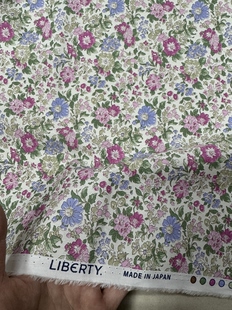 日版Liberty纯棉高密府绸幅宽112cm一米130克衬衫裙子50元半米