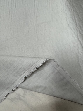 日单米灰色纯棉双层棉纱宽110cm 一米130克衬衫手工娃衣8元半米