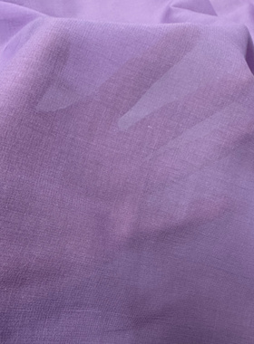 日单柔软薄透紫色纯棉幅宽115cm衬衫裙子内衬手工娃衣7元半米