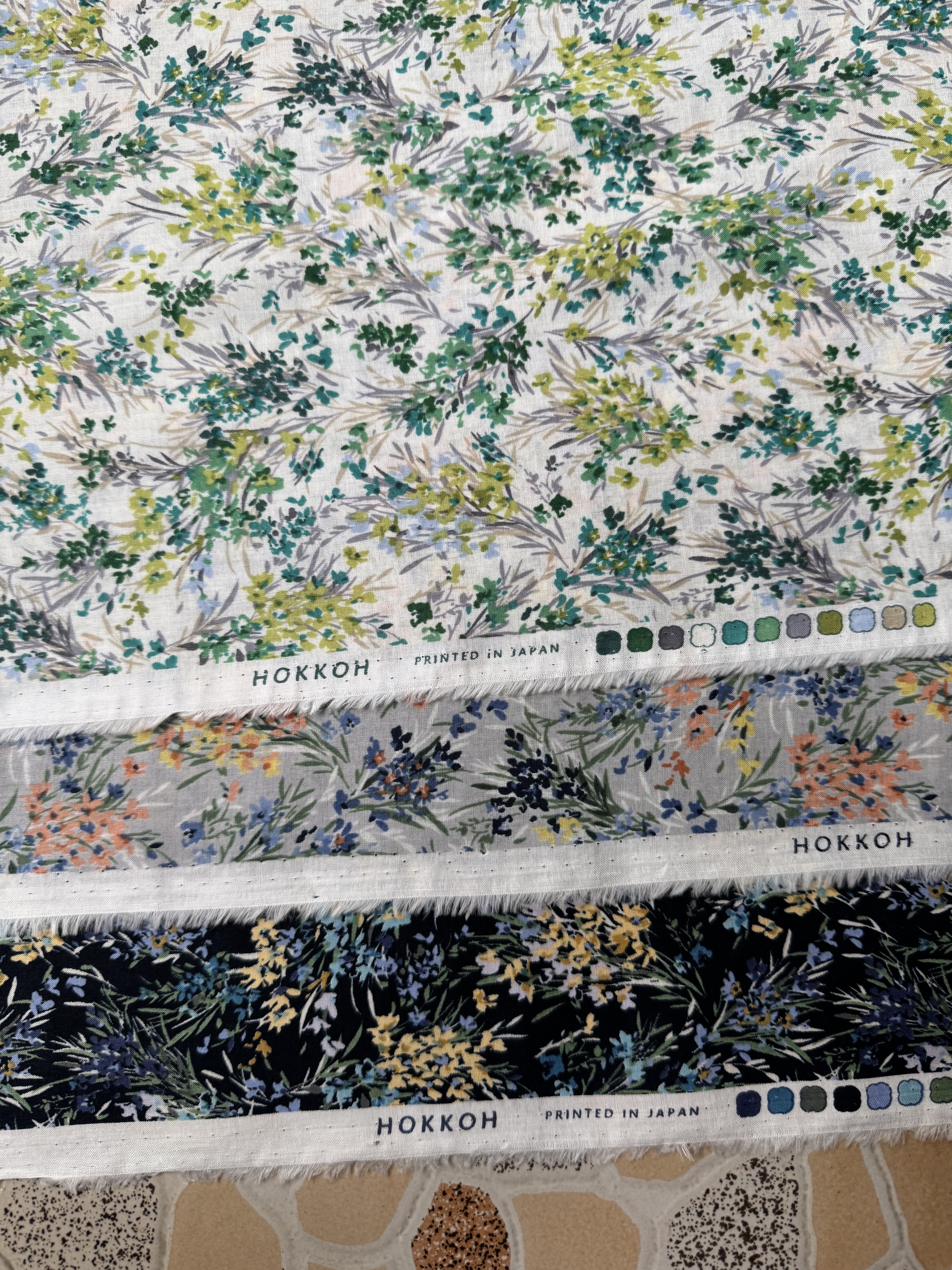 日本HOKKOH北高纯棉高支棉幅宽112cm一米100克衬衫裙子28元半米