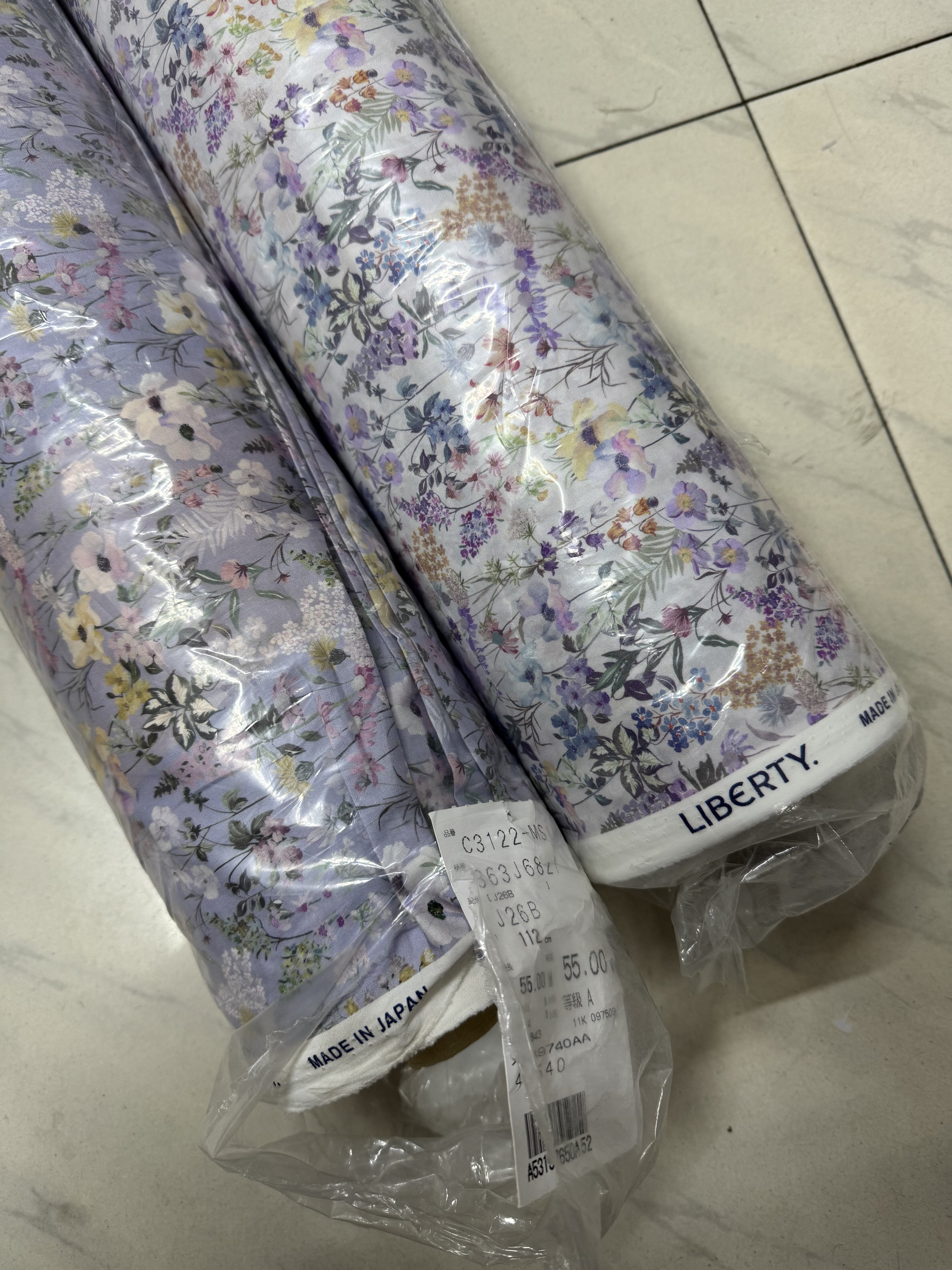 日版Liberty纯棉高密府绸幅宽112cm一米130克衬衫裙子55元半米