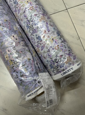 日版Liberty纯棉高密府绸幅宽112cm一米130克衬衫裙子55元半米