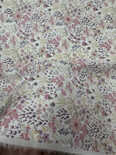 日产纯棉细斜纹碎花幅宽145cm一米165克衬衫 半米 裙子手工9元