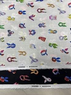 日本HOKKOH北高纯棉高支棉幅宽112cm一米100克衬衫 半米 裙子20元