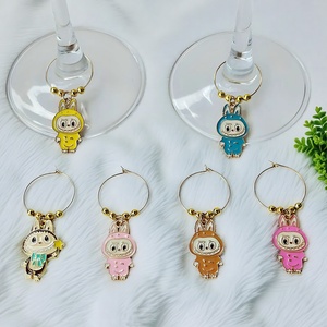 拉布布杯挂酒杯标识环杯子区分器