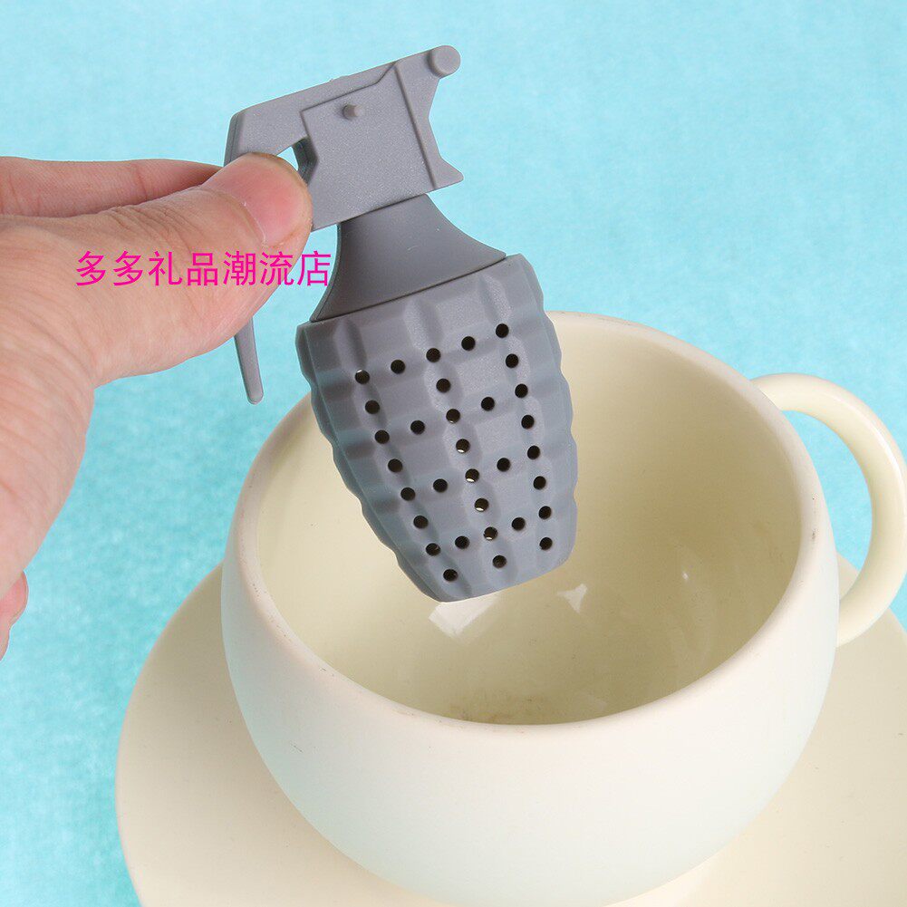 创意硅胶泡茶器懒人茶包个性泡茶器抖音泡茶神器茶漏个性时尚礼品