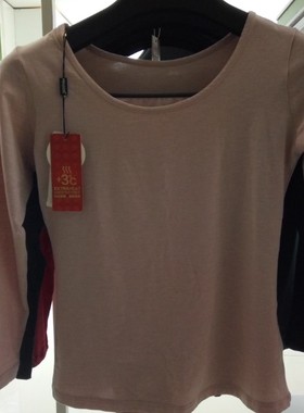 芬格兰32794正品女士圆领发热纤维超薄保暖内衣套装 超薄秋衣秋裤